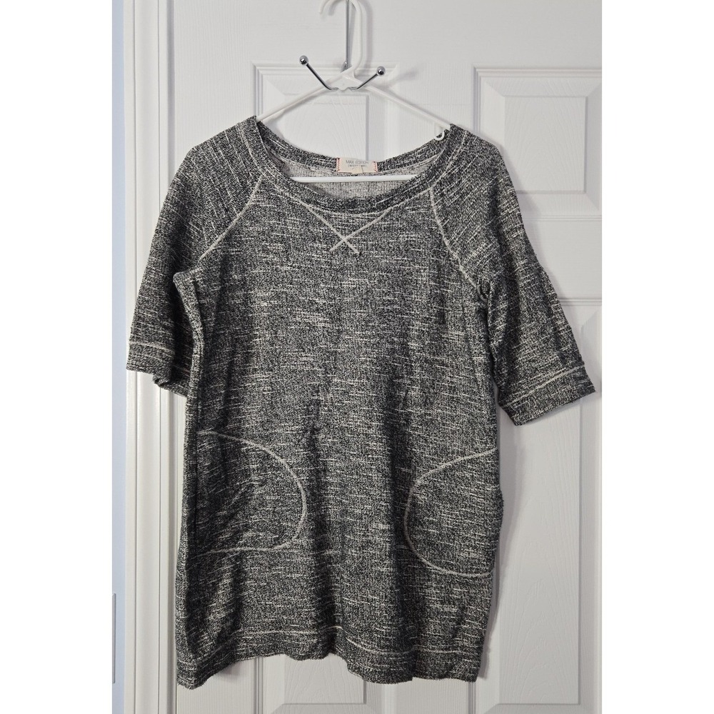 Max Edition Womans (Weekend) Size Large Petite‎ 3/4 Sleeve Black & White
